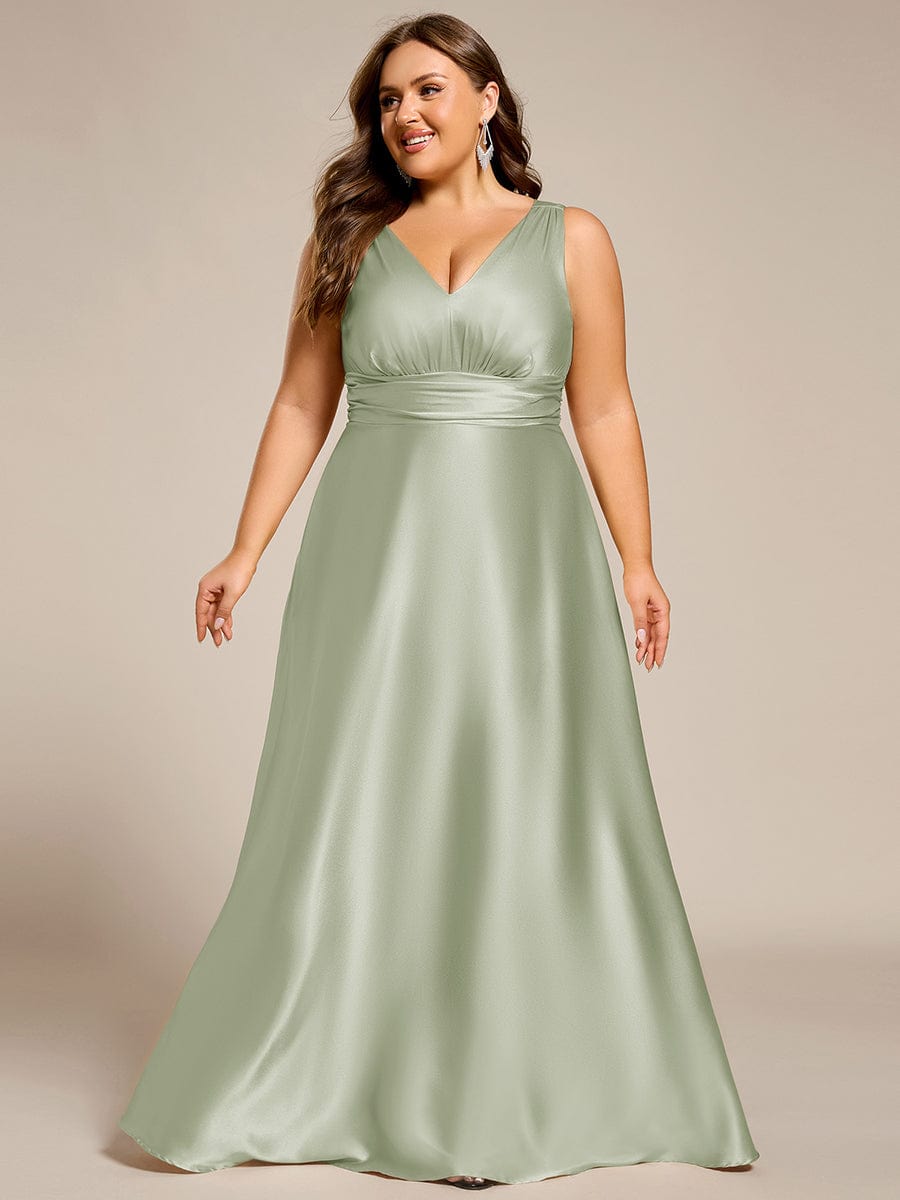 Sage Green Bridesmaid Dresses #style_ES02326MG