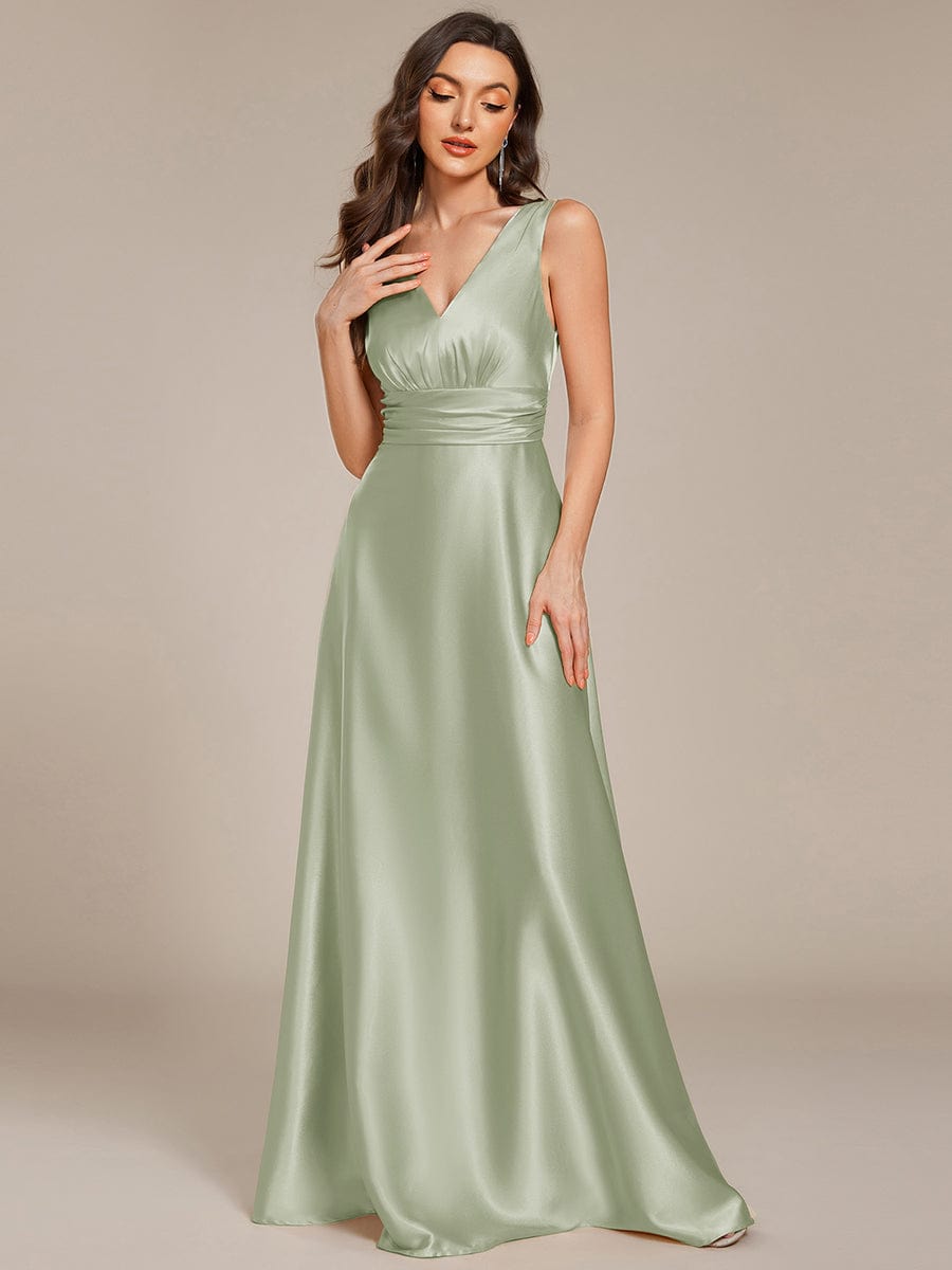 Sage Green Bridesmaid Dresses #style_ES02326MG