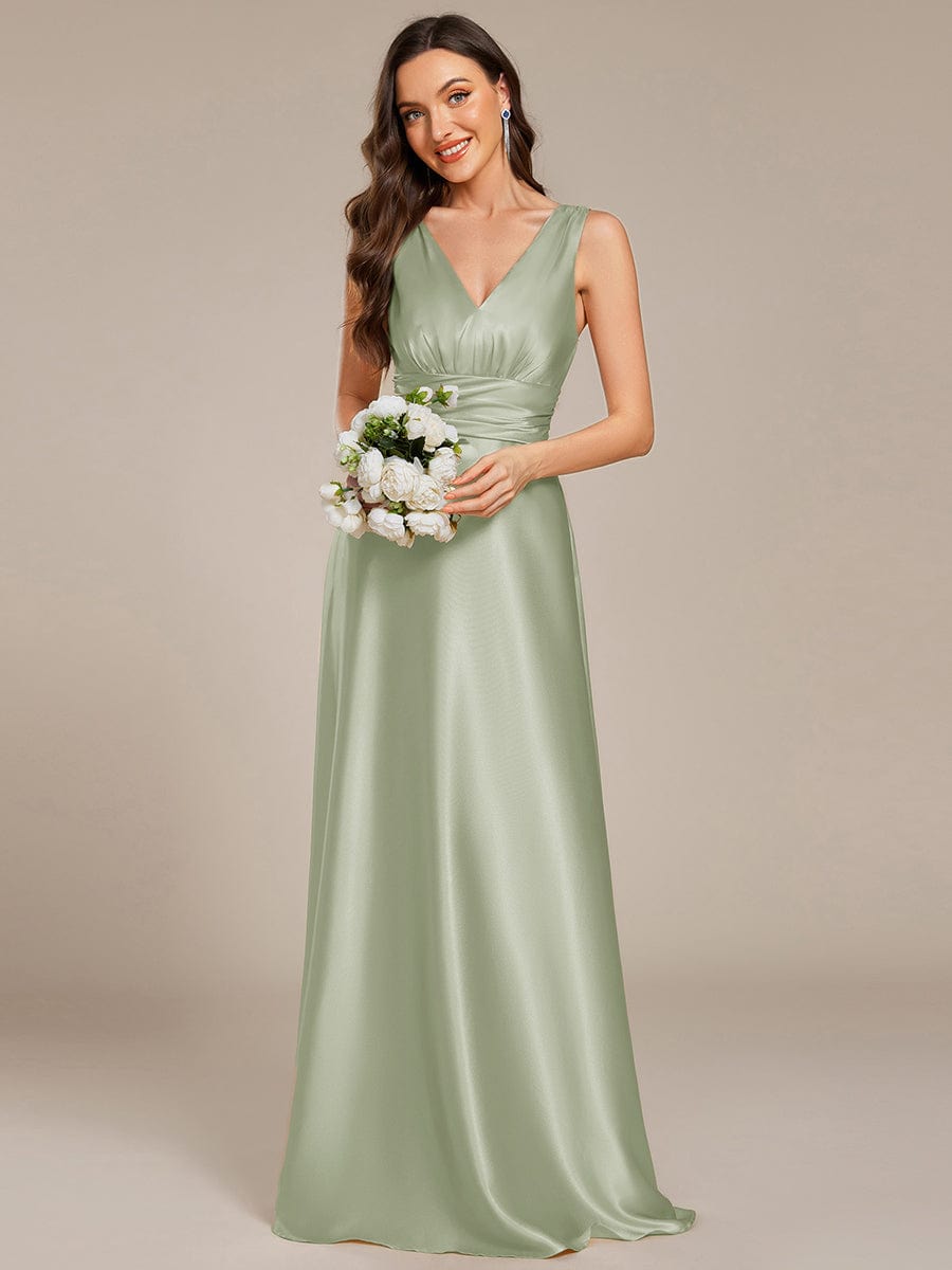 Sage Green Bridesmaid Dresses #style_ES02326MG