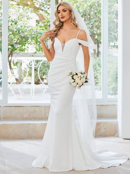 Robe de mariée sirene fluide sale