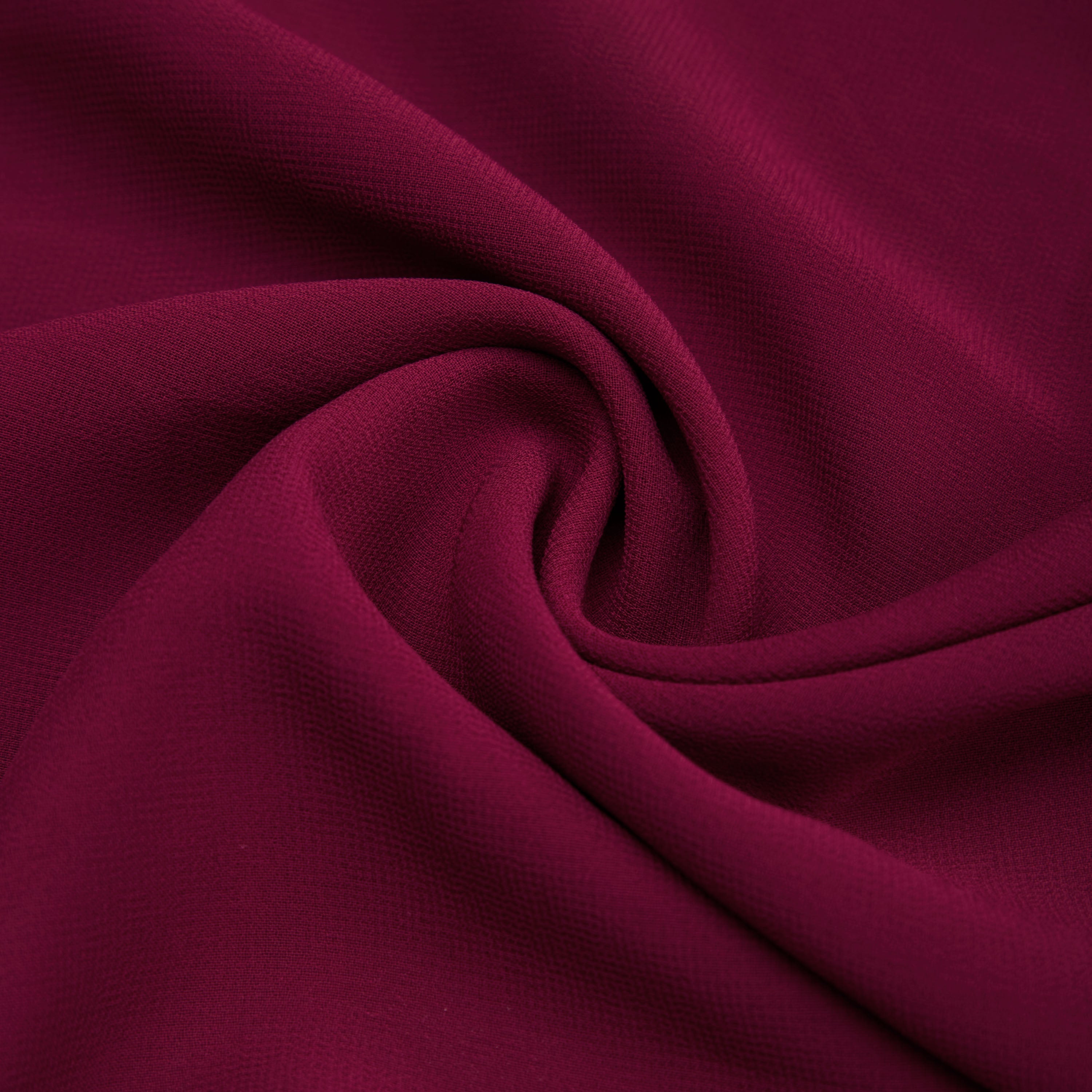 Tissu de robe en mousseline de soie multicolore_couleur_Bordeaux